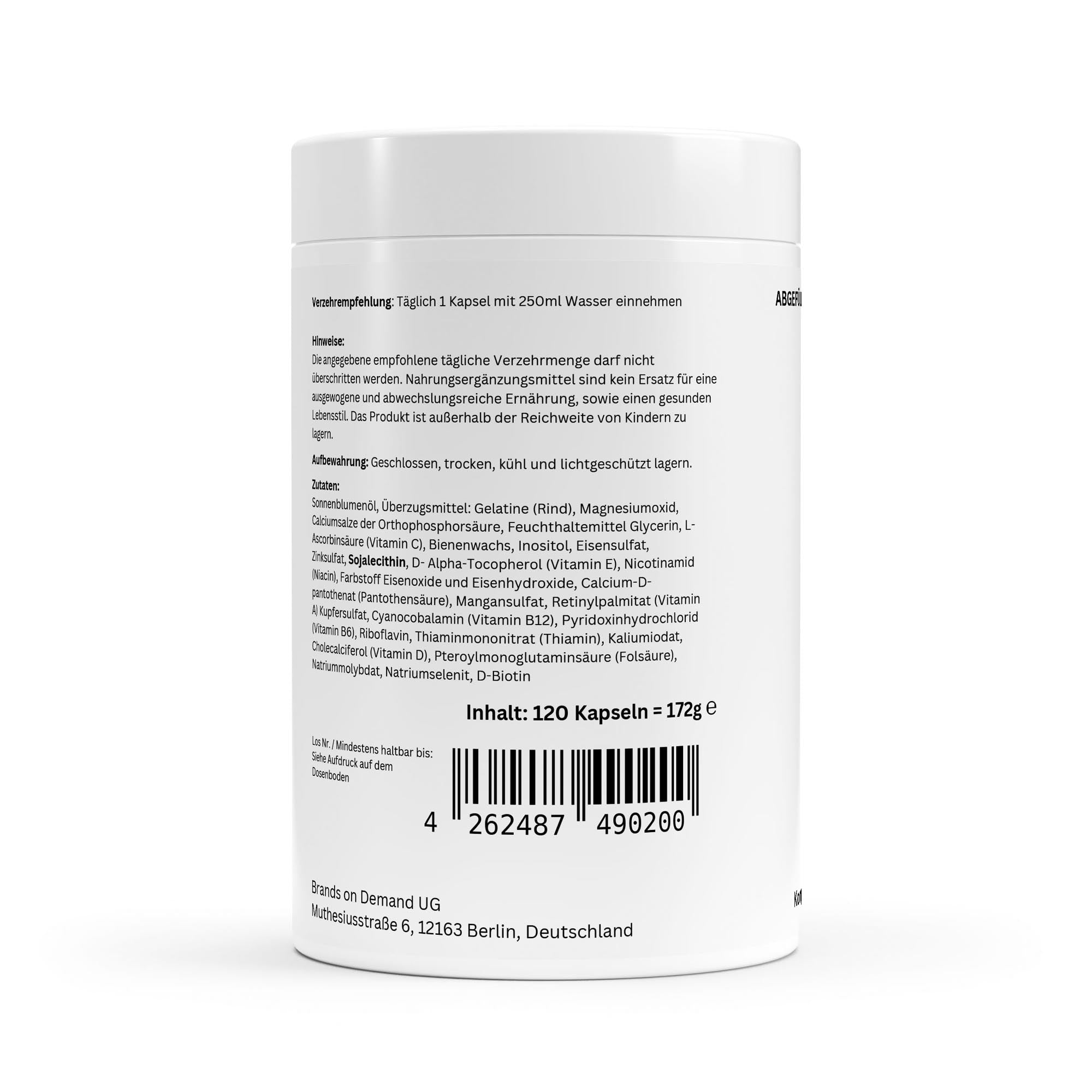 Multi Vitamin und Mineral Komplex - 120 Softgels