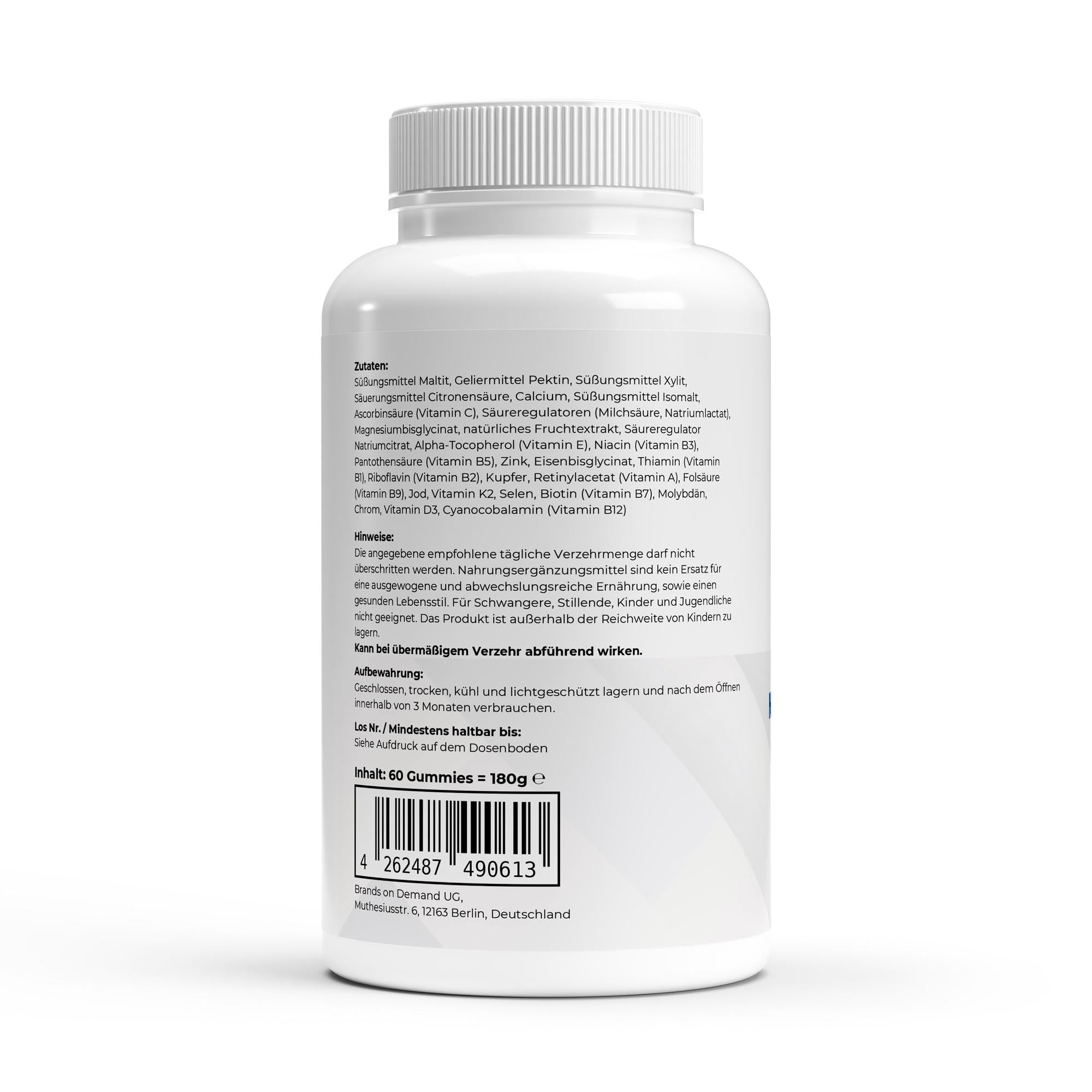 Premium Multivitamin + Mineral Gummies - 60 Stk.